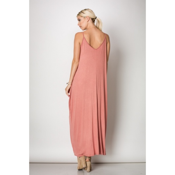 SALE! LAST 1 NWOT Spaghetti Strap Loose Maxi Dress - Picture 5 of 7